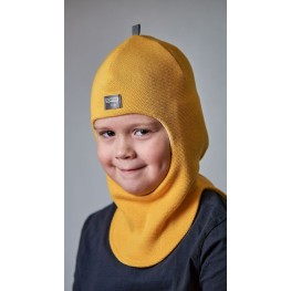 ДМШЛ-2101 Шапка-шлем, светлая горчица