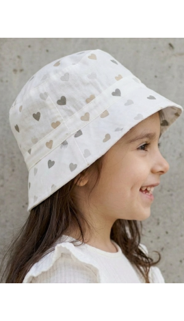 SS-3050 Панама, сердечки на белом